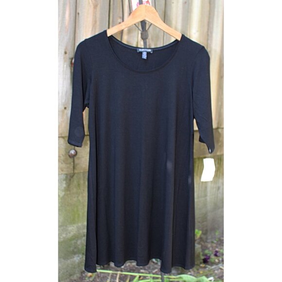 Eileen Fisher NWOT - Scoop Neck Tunic, Layering Dress in Viscose Jersey, Med - Picture 2 of 9